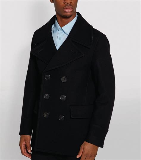 burberry pea coat damen|burberry pea coat men's sale.